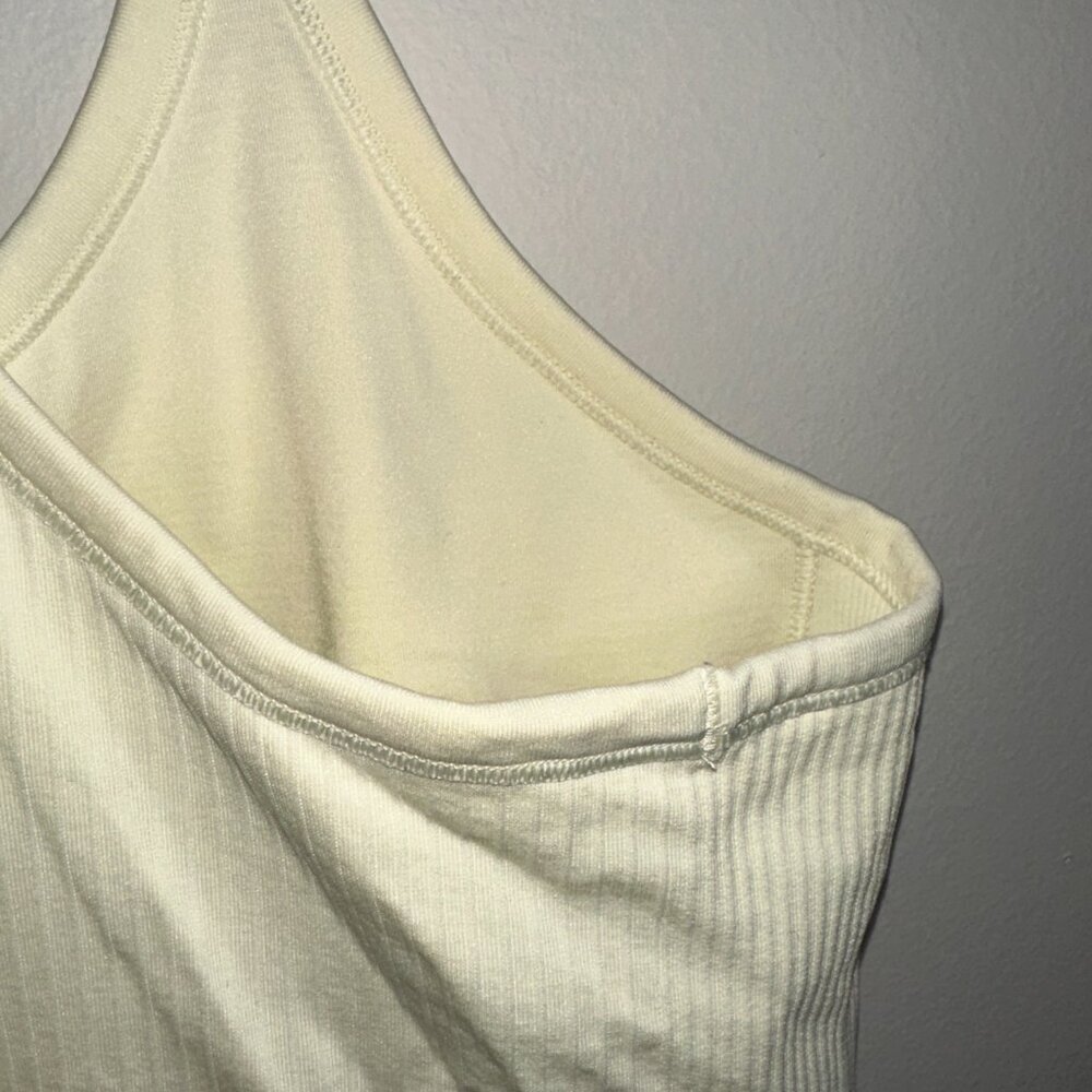 lululemon athletica Cream Ribbed Racerback Tank Top - Picture 6 of 7
